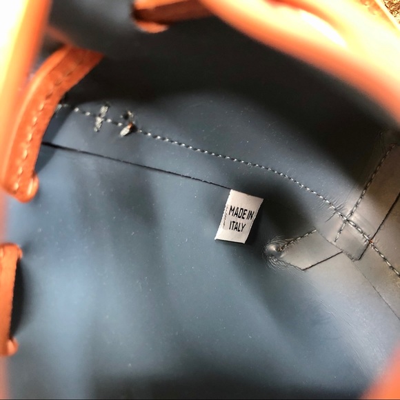 NWT MANSUR GAVRIEL Baby Bucket Bag Brandy Leather - Picture 12 of 15